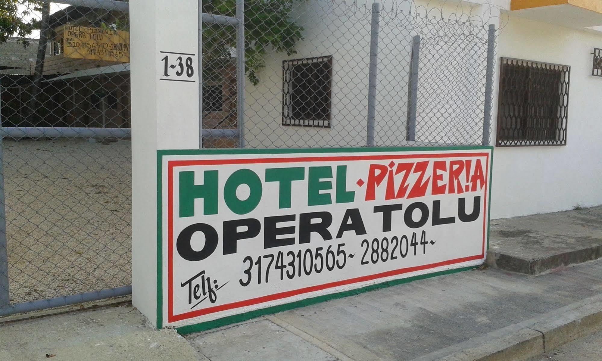 Hotel Pizzeria Opera Tolú Eksteriør billede